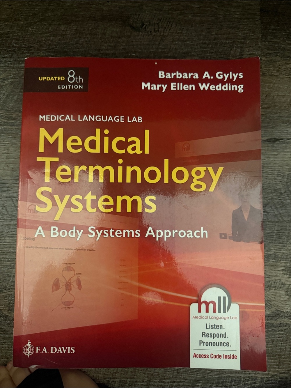 Medical Terminology Systems Textbook - Red/Yellow